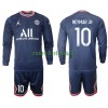 Maillot à Manches Longues Paris Saint-Germain Neymar JR 10 Domicile 2021-22 Pour Enfant